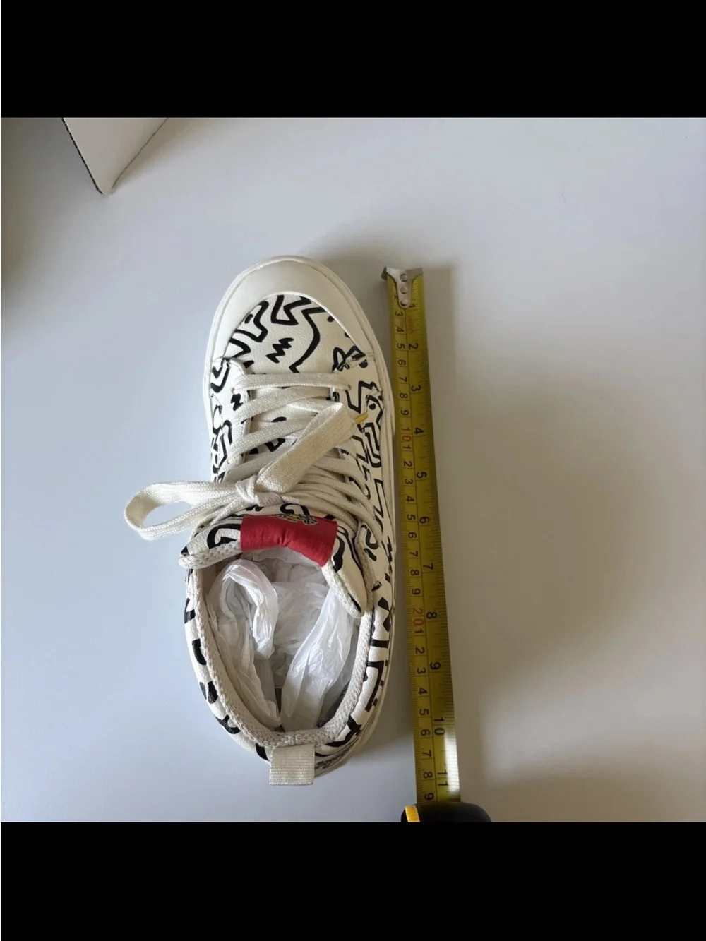 Zara x Keith Haring High Top Sneakers In Great Condition Please Read Desc.